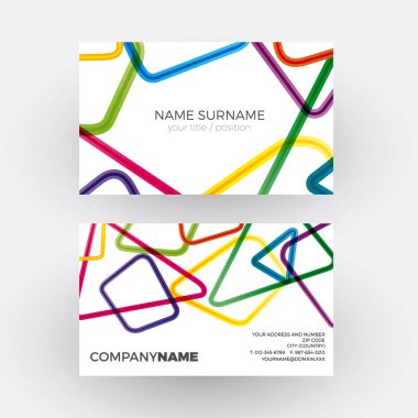 Vektör soyut geometrik gökkuşağı çokgenler. Profesyonel işletme