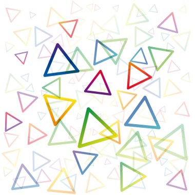 Vektör üçgen, geometrik arka plan