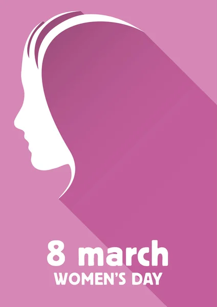 海报 3月8日, 妇女节国际。矢量插图 — 图库矢量图片