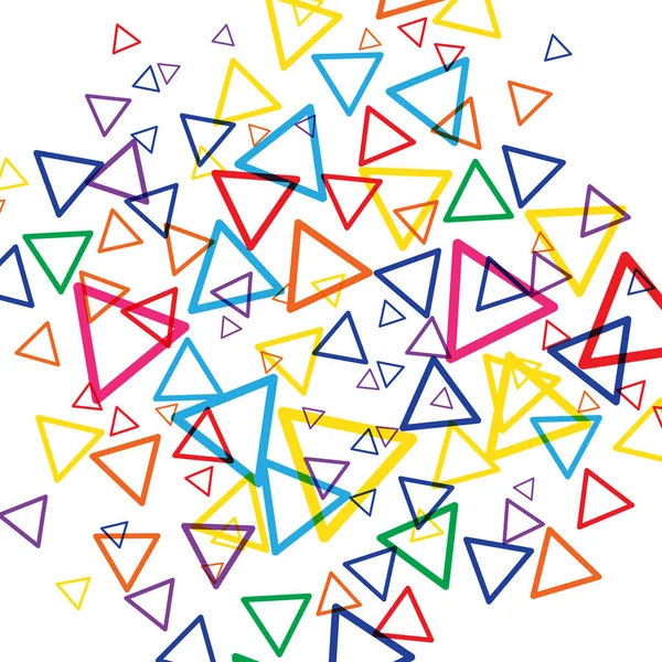 Vector triangel, geometriska abstrakt bakgrund — Stock vektor