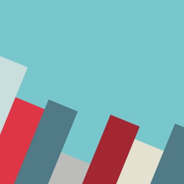 Soyut en az geometrik arka plan şeritler şekiller tasarım 