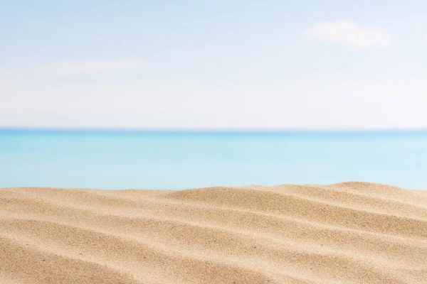 ビーチ、夏の背景の海と砂 — ストック写真