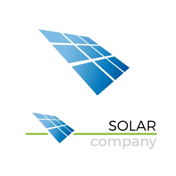 Pannello solare segno vettoriale, energia verde e rinnovabile — Vettoriale Stock