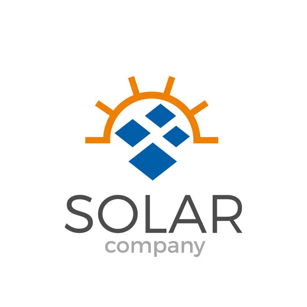Panneau solaire signe vectoriel, énergie verte et renouvelable — Image vectorielle