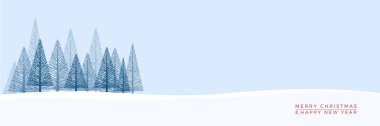 Noel. Soyut vektör illüstrasyon. Kış manzara backgr