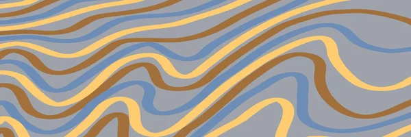 带曲线、波浪和线条的背景。标题和横幅。德西 — 图库矢量图片