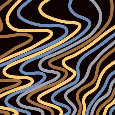 Eğrileri, dalgalar ve çizgiler ile arka plan. Bro için tasarım şablonu