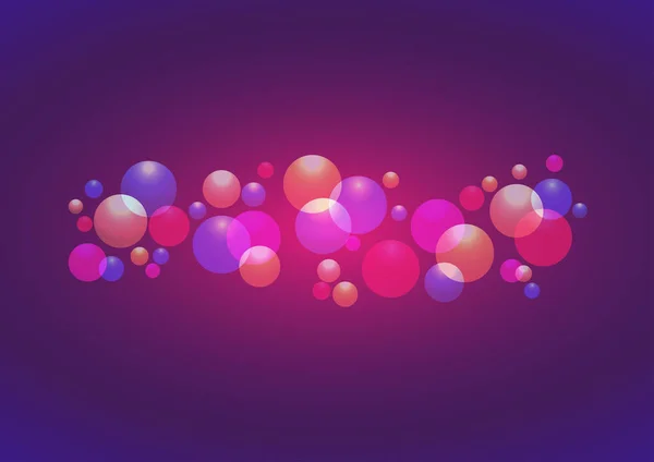 Διάνυσμα Μπαλόνι Φόντο Τάση Χρώμα 2020 Ροζ Μοβ Και Μπλε — Διανυσματικό Αρχείο