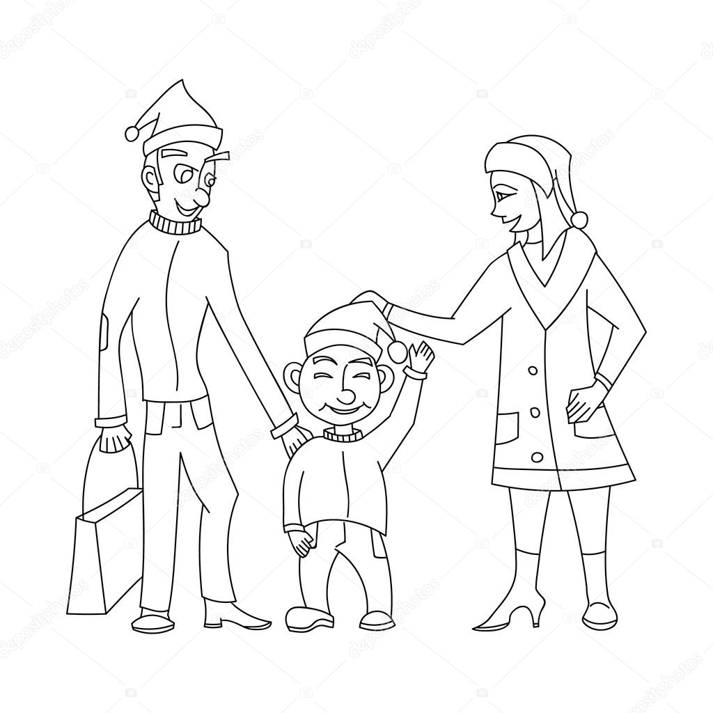 Dibujos De Mama Y Papa Para Colorear