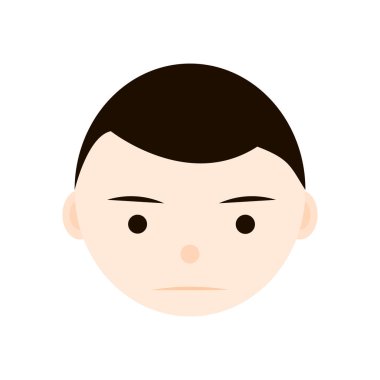 Çocuk duygular, yüzleri seti