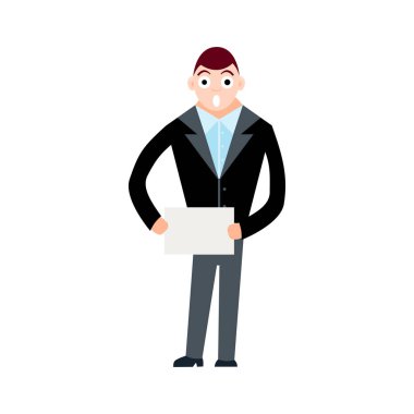 Genç ve başarılı iş adamı