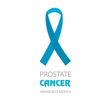 Farkındalık Blue Ribbon. Dünya prostat kanseri gün kavramı.
