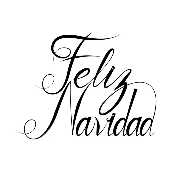 Feliz Navidad text — Wektor stockowy