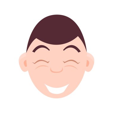 Çocuk duygular, yüzleri seti