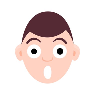 Çocuk duygular, yüzleri seti