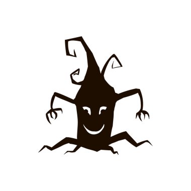 Ağaç ya da güdük simgesi silüeti