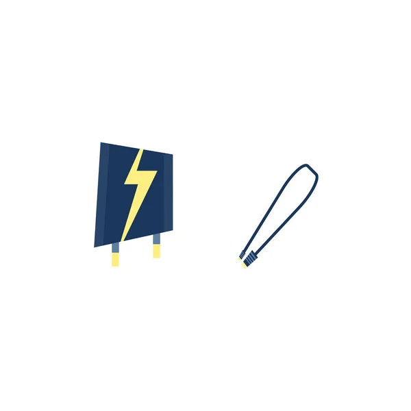 Konektor Lightning. koncept připojení — Stockový vektor