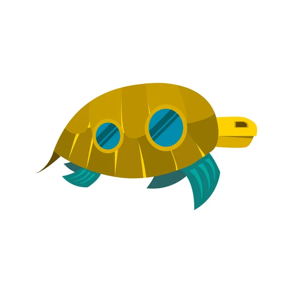 Mořská želva hraček se ikona s logem windows — Stockový vektor