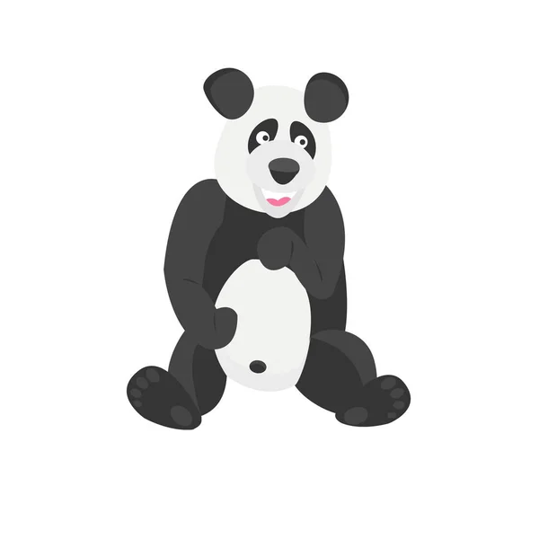 Panda kinesiska bära. Bra djur. — Stock vektor