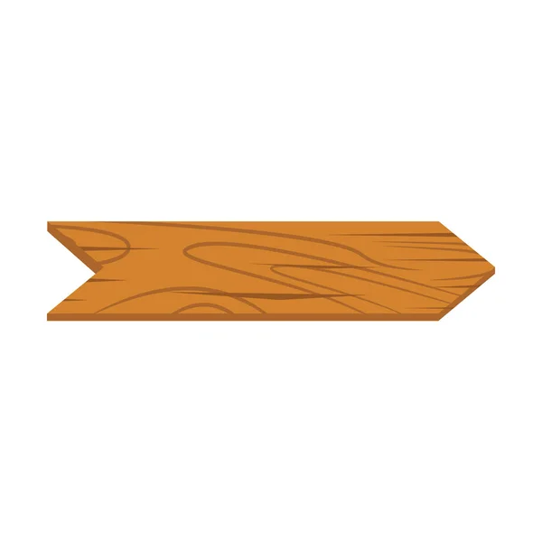 Holzpfeil-Grunge. Holzschild-Pfeil — Stockvektor