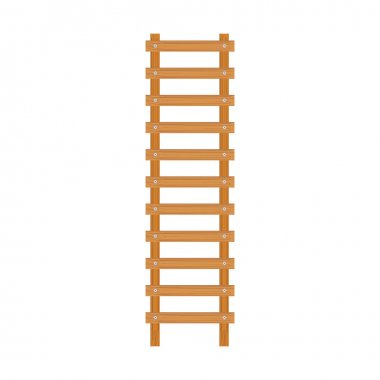 Ahşap çizgi film merdiven