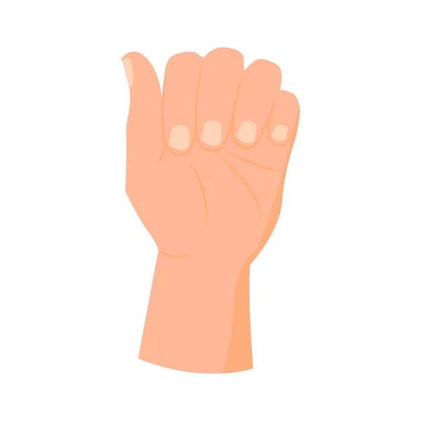 Hand fist strength — Stock Vector