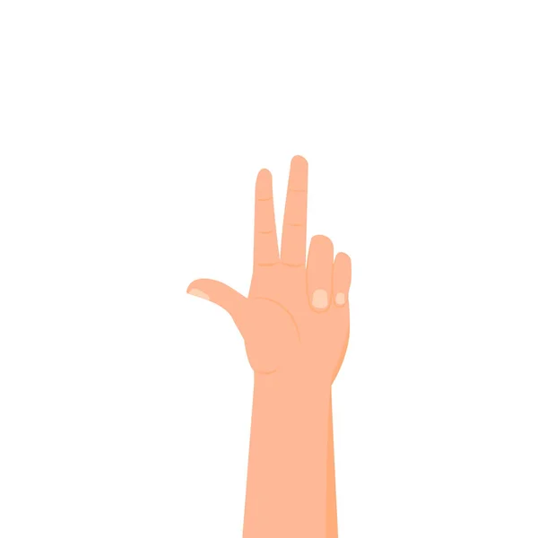 Kreslená ikona ruky — Stockový vektor