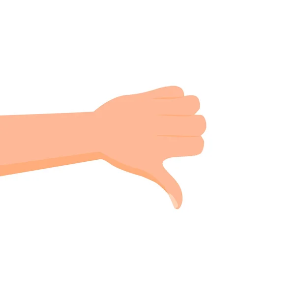 Kreslená ikona ruky — Stockový vektor