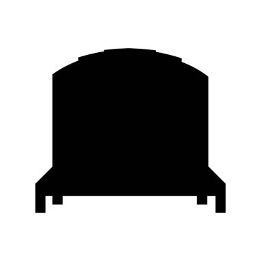 Sokak tezgahları siluet