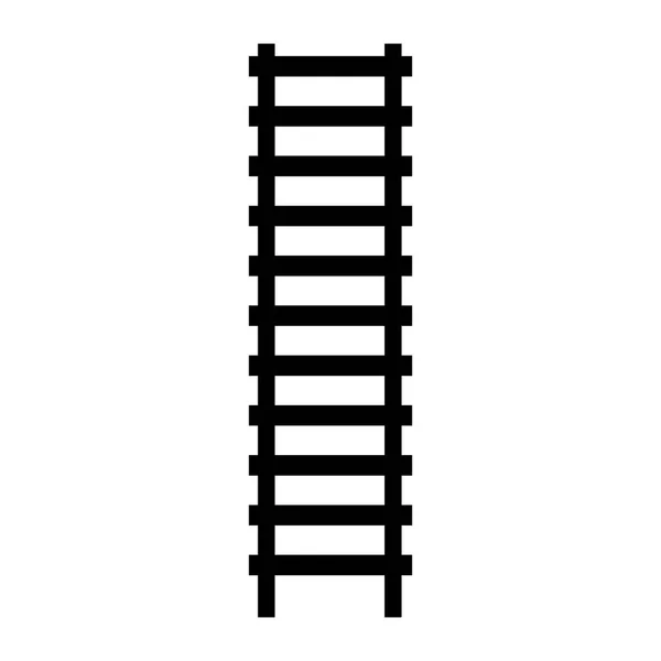 Silueta de escalera elevadora — Vector de stock