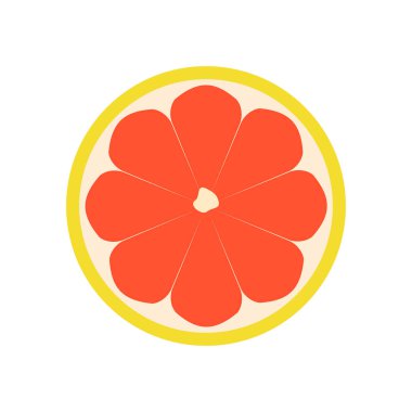 Greyfurt simgesi düz.