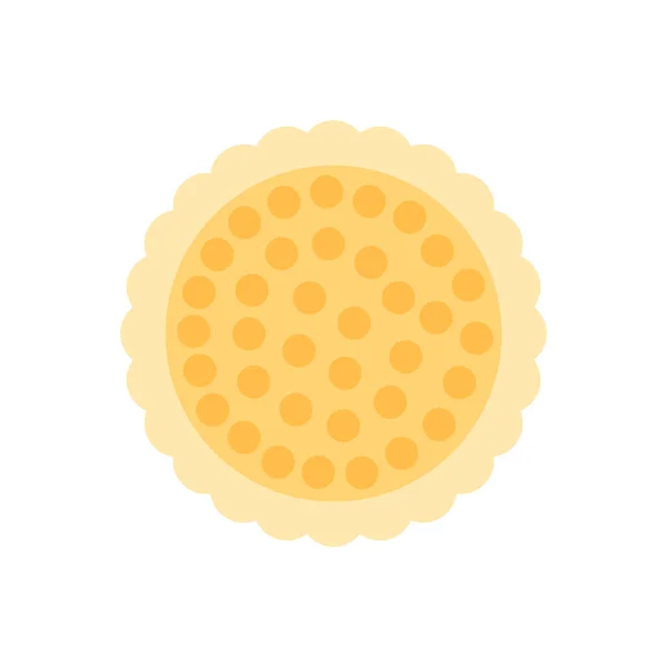 Chip icono de la cookie — Vector de stock