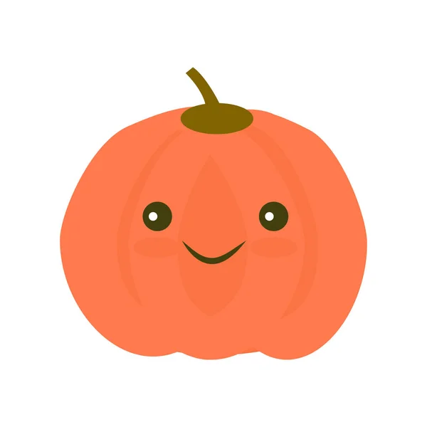 Pumpkin icon in flat style. — Stock Vector