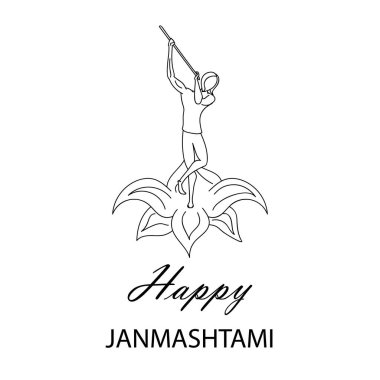 Krishna janmashtami arka plan