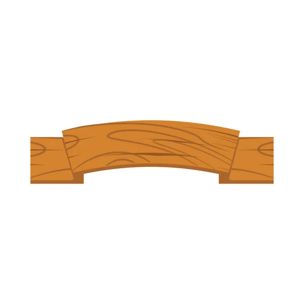 Мультфильм древесины ленты — стоковый вектор