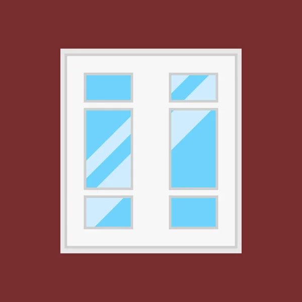 Verschiedene Fenstertypen. — Stockvektor