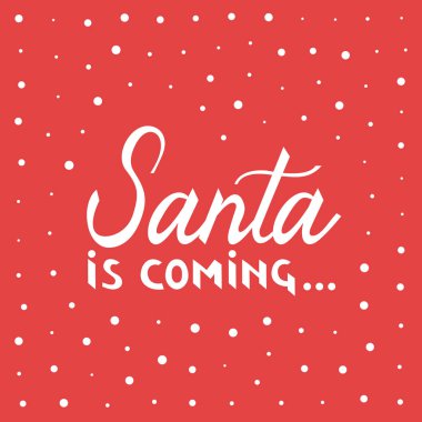 Noel Baba geliyor. Noel