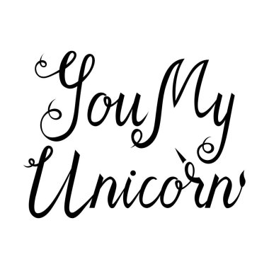 Sen benim tek boynuzlu at.