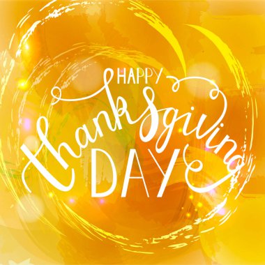 Mutlu Şükran günü ifade