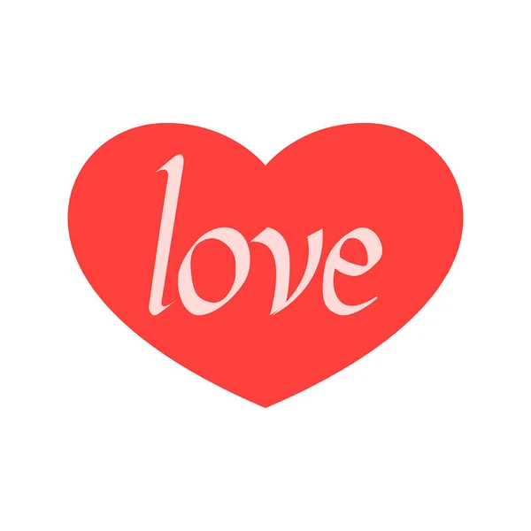 Szabadkézi betűk szerelem — Stock Vector