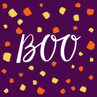 Modern yazıt boo hayalet ile.