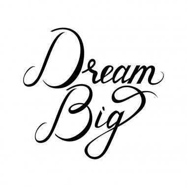 Rüya büyük el fırça yazı boyalı