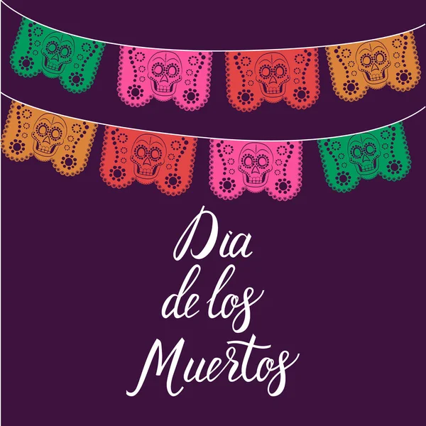 Dia de Los Muertos, Meksika gün ölü kartın, davet. P