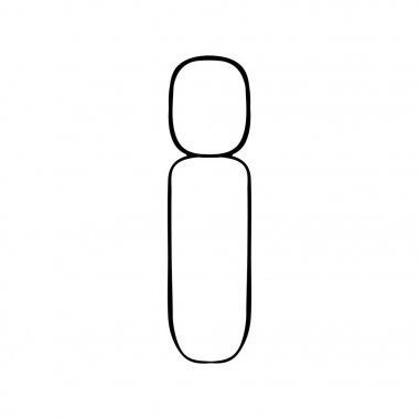 Nomber fırça ile boyalı 8