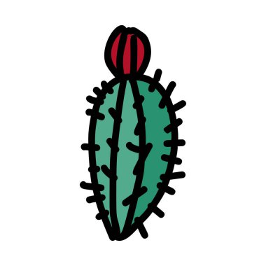 Kaktüs el çekilmiş simgesi 