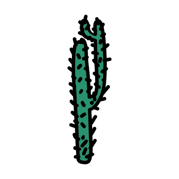 Піктограма, намальована рукою кактуса — стоковий вектор