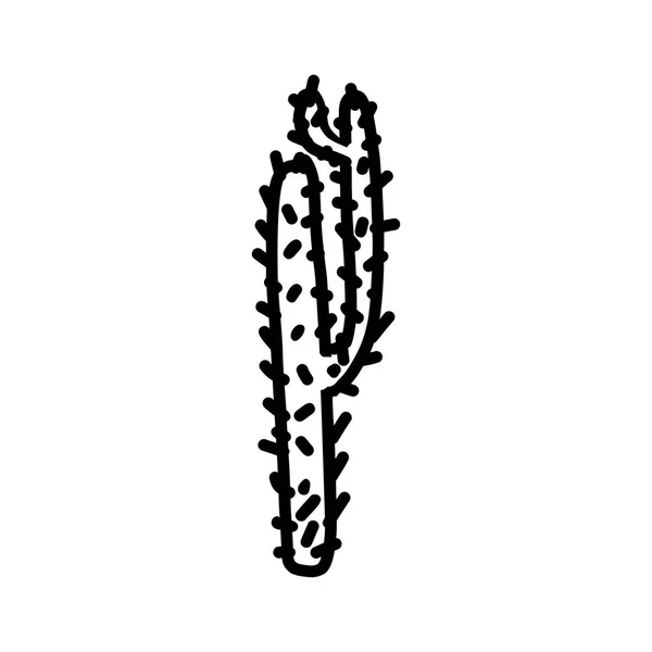 Піктограма, намальована рукою кактуса — стоковий вектор