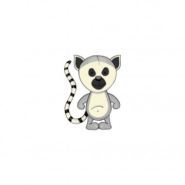 Lemur çizgi film simgesi