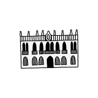 Bina çizgi film simgesi