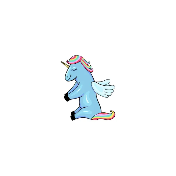 Pegasus icono de dibujos animados — Archivo Imágenes Vectoriales